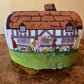 Vintage House Cross Stitch Pot Warmer