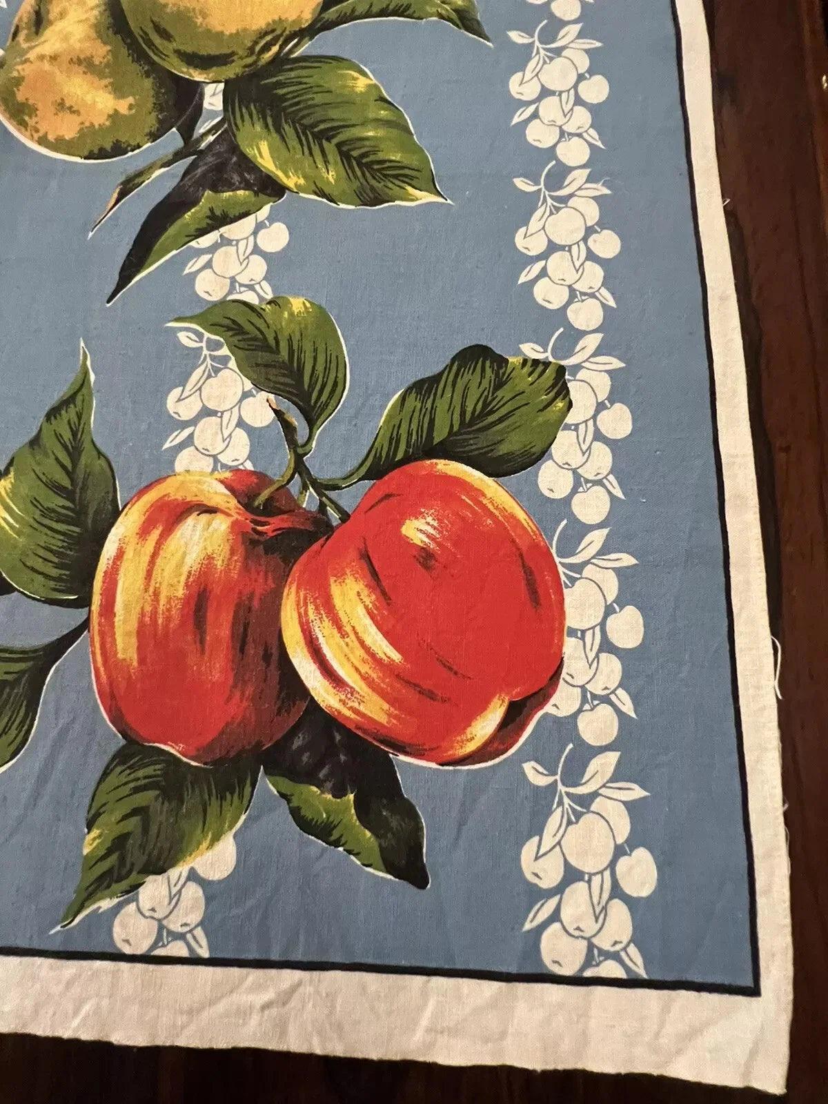 Fruit Print Tea Towel