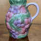 Vintage Strawberry Grapes Porcelain Jug