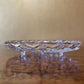 Vintage Glass Cake Plate On Legs