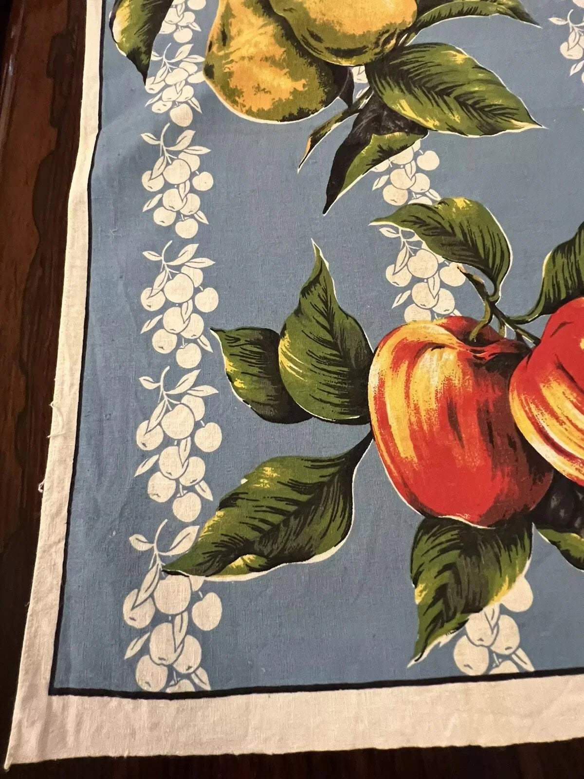 Fruit Print Tea Towel