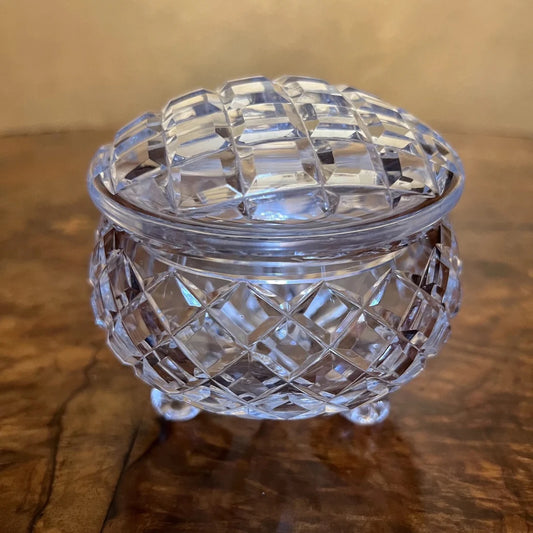 Vintage Crystal Trinket Box