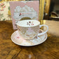 Maxwell & Williams Pink Kimono Tea Cup & Saucer BNIB
