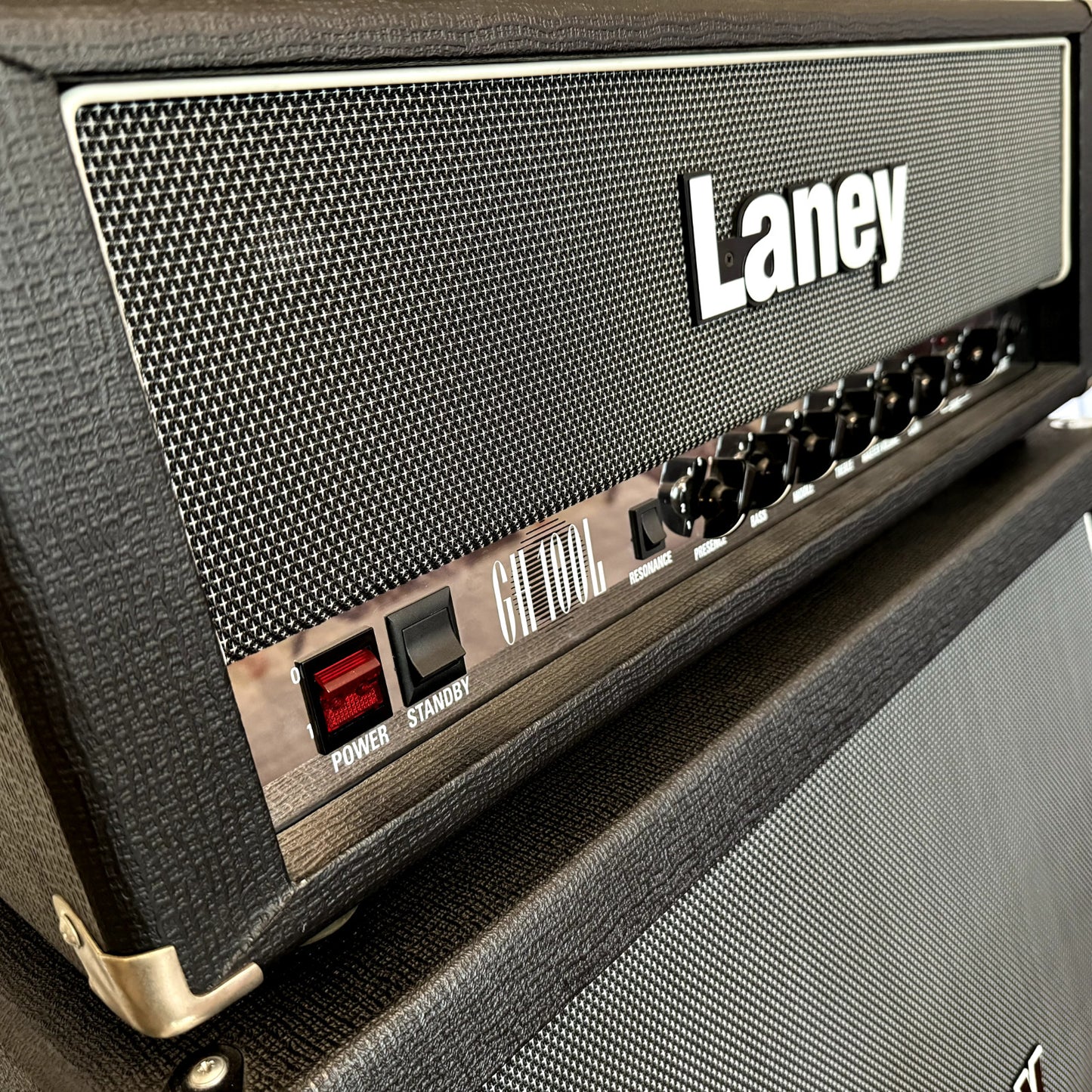 Laney GH100L Single-Channel 100-Watt Tube Guitar Amp Head + Laney laney TT412A C