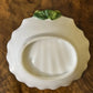 Small White Shell Shape Porcelain Dish