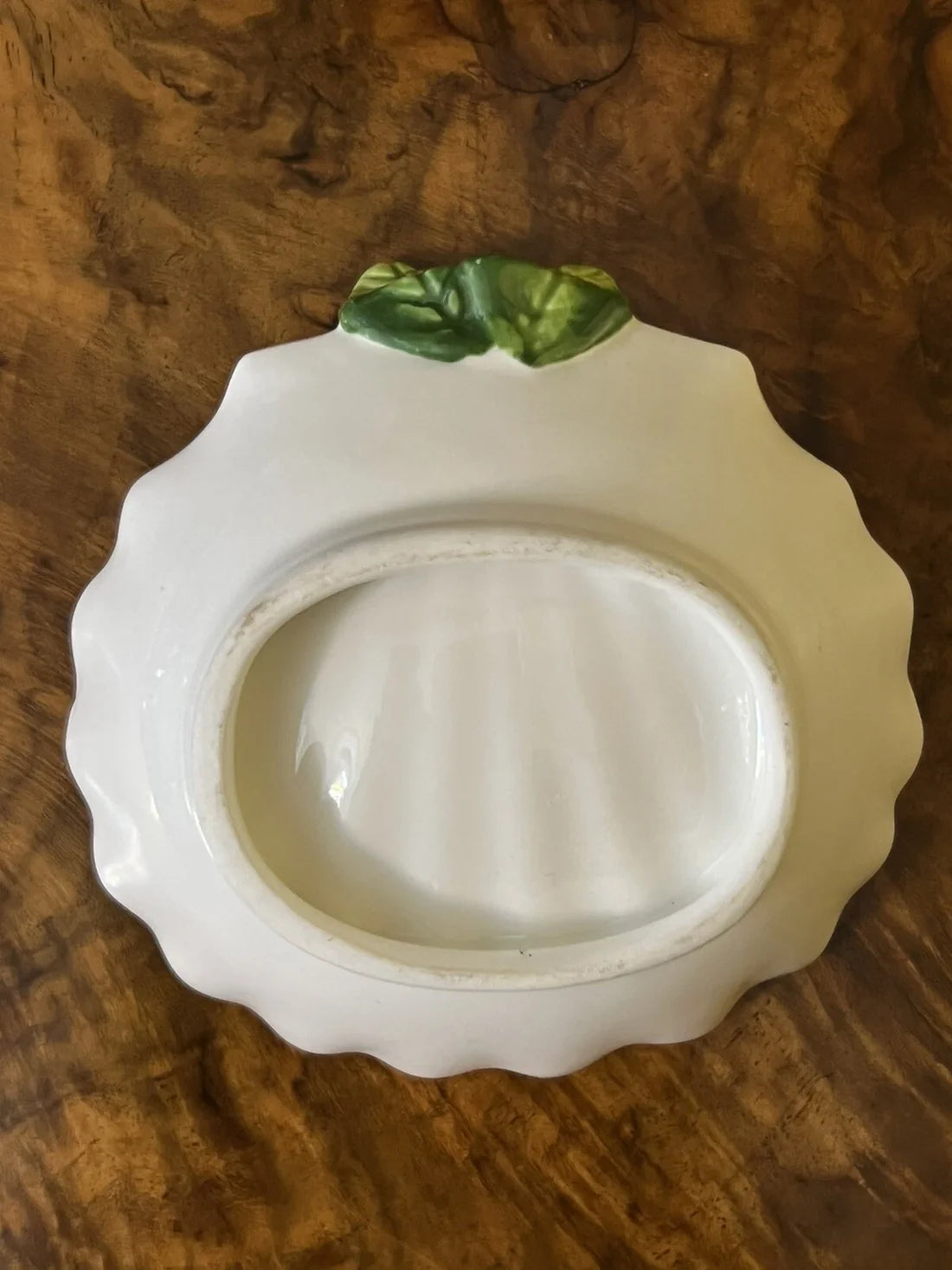 Small White Shell Shape Porcelain Dish