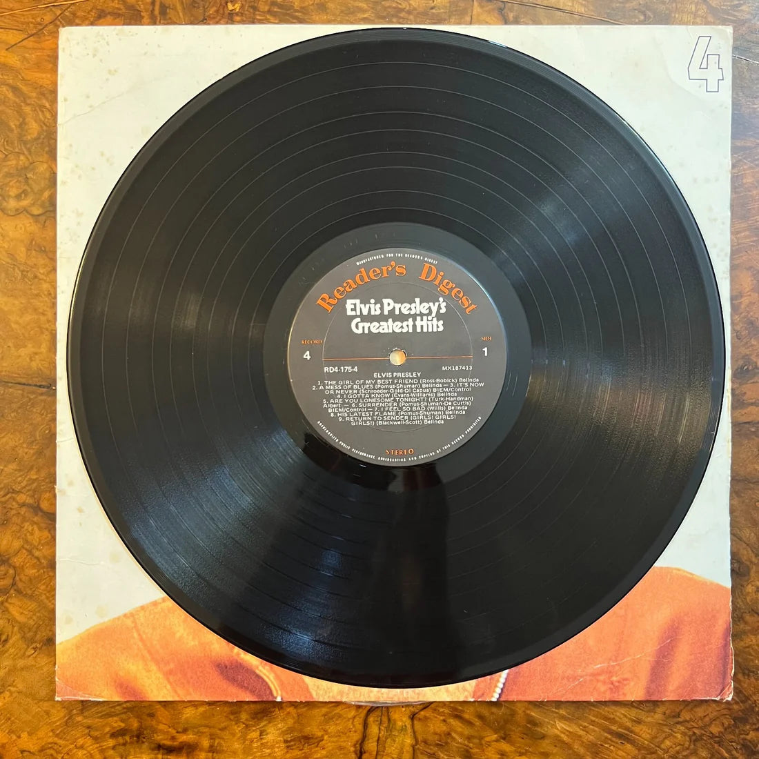 Elvis Presley Greatest Hits Vinyl Record