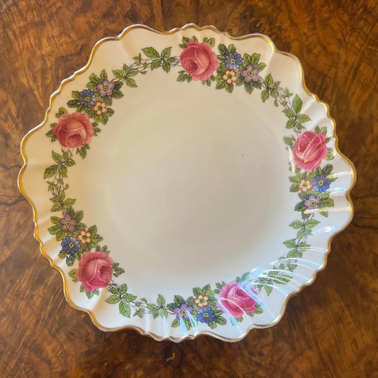 Vintage Paragon Floral Print Display Bowl