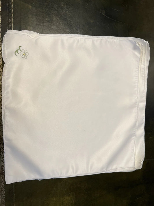Daisy Embroidery Napkins Serviettes Set Of Ten