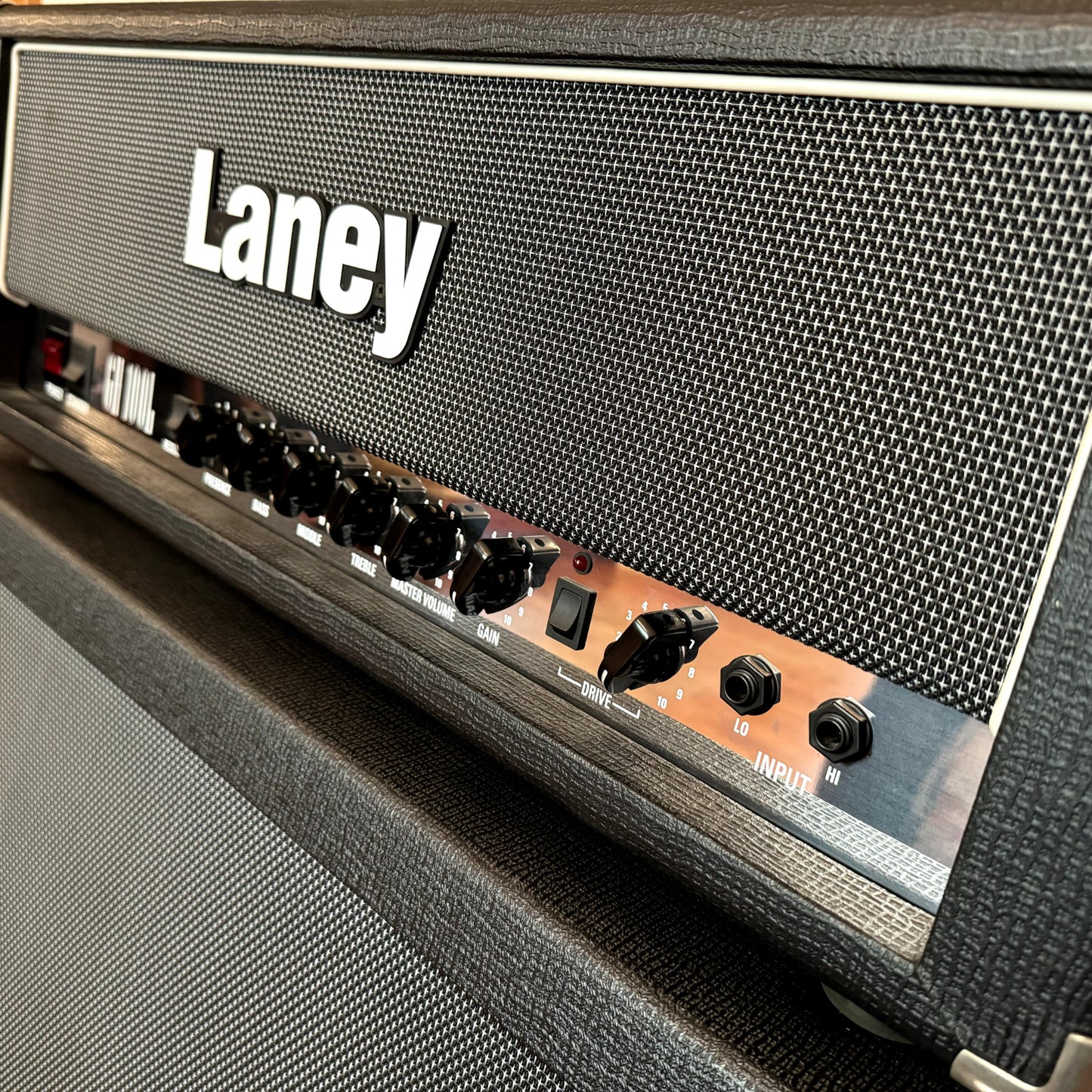 Laney GH100L Single-Channel 100-Watt Tube Guitar Amp Head + Laney laney TT412A C