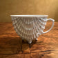 Antique Pearl Lustreware Czech Tea Cup & Saucer