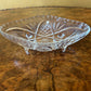 Vintage Glass Cut Display Bowl