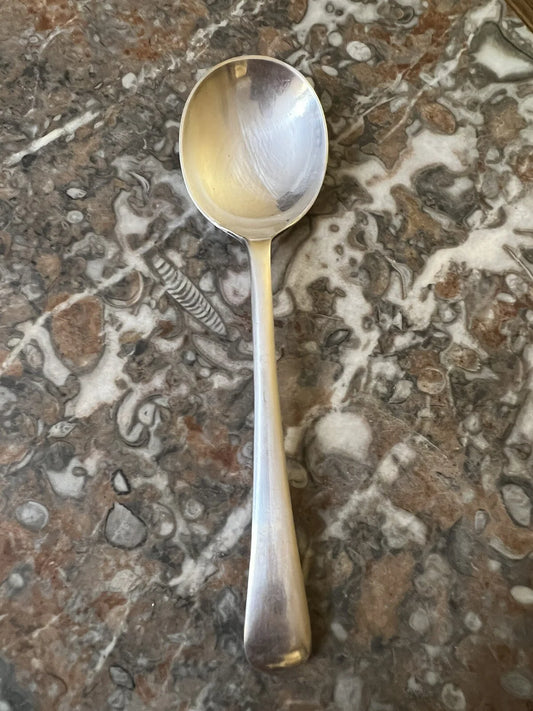 Vintage Silver Plated Soup Spoon
