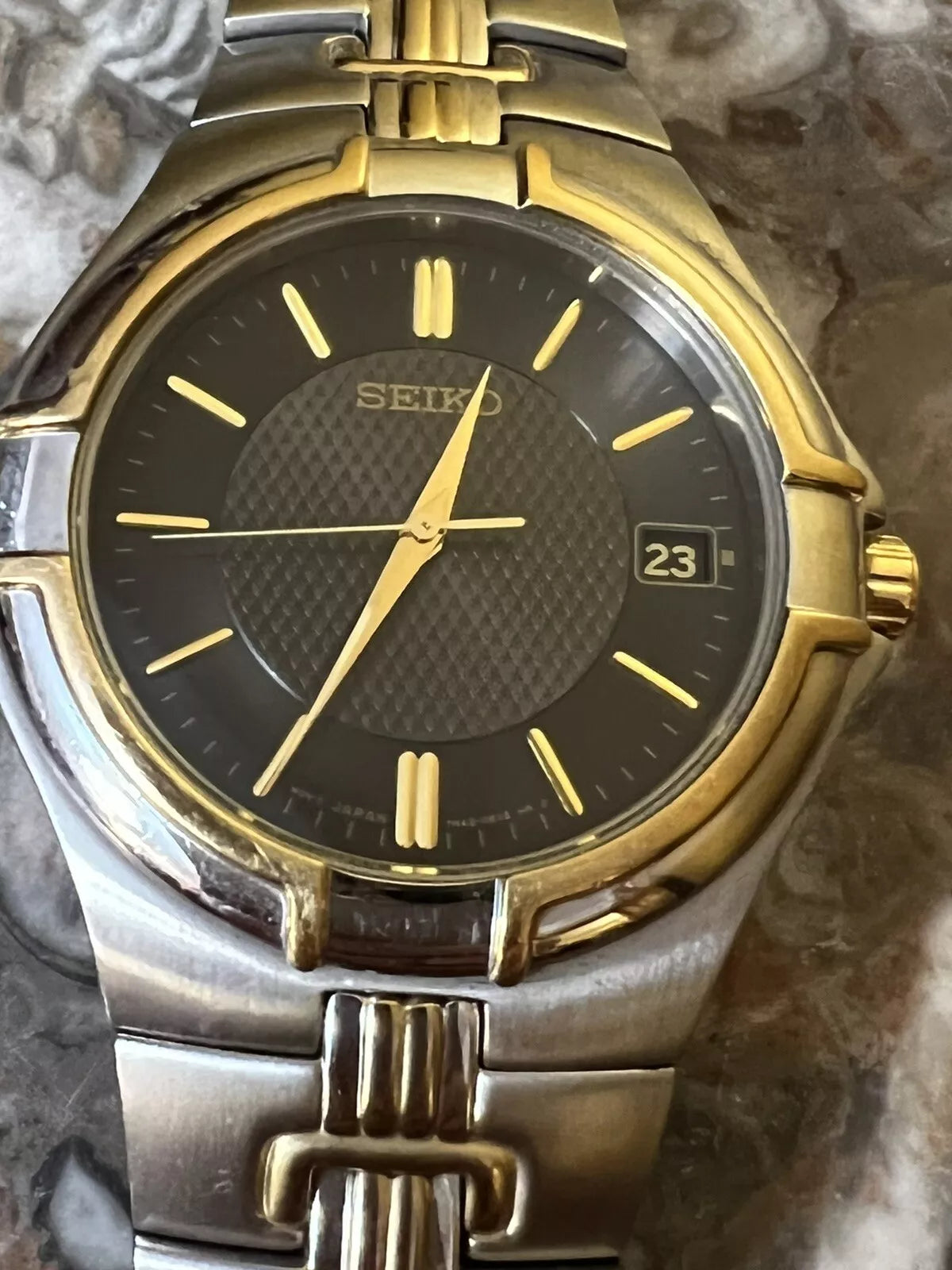 Seiko Water Resistant Stainless Steel Mens Watch