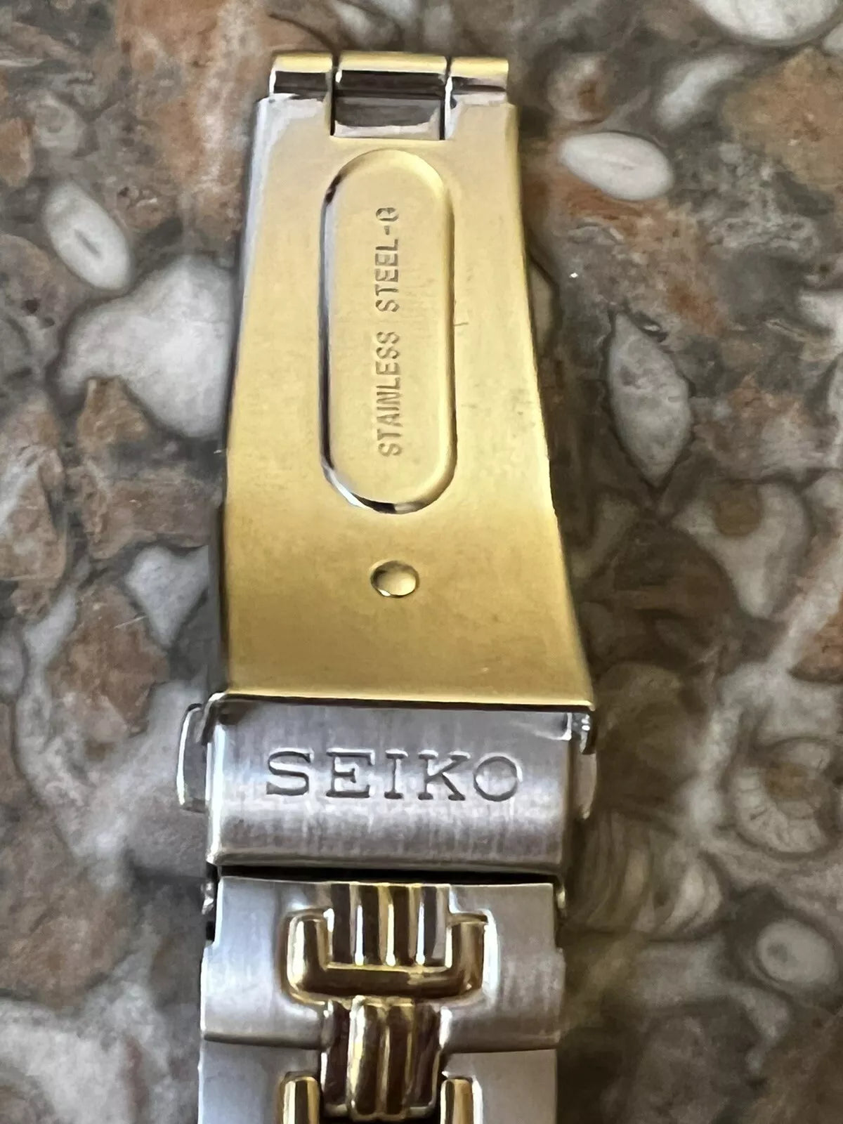 Seiko Water Resistant Stainless Steel Mens Watch