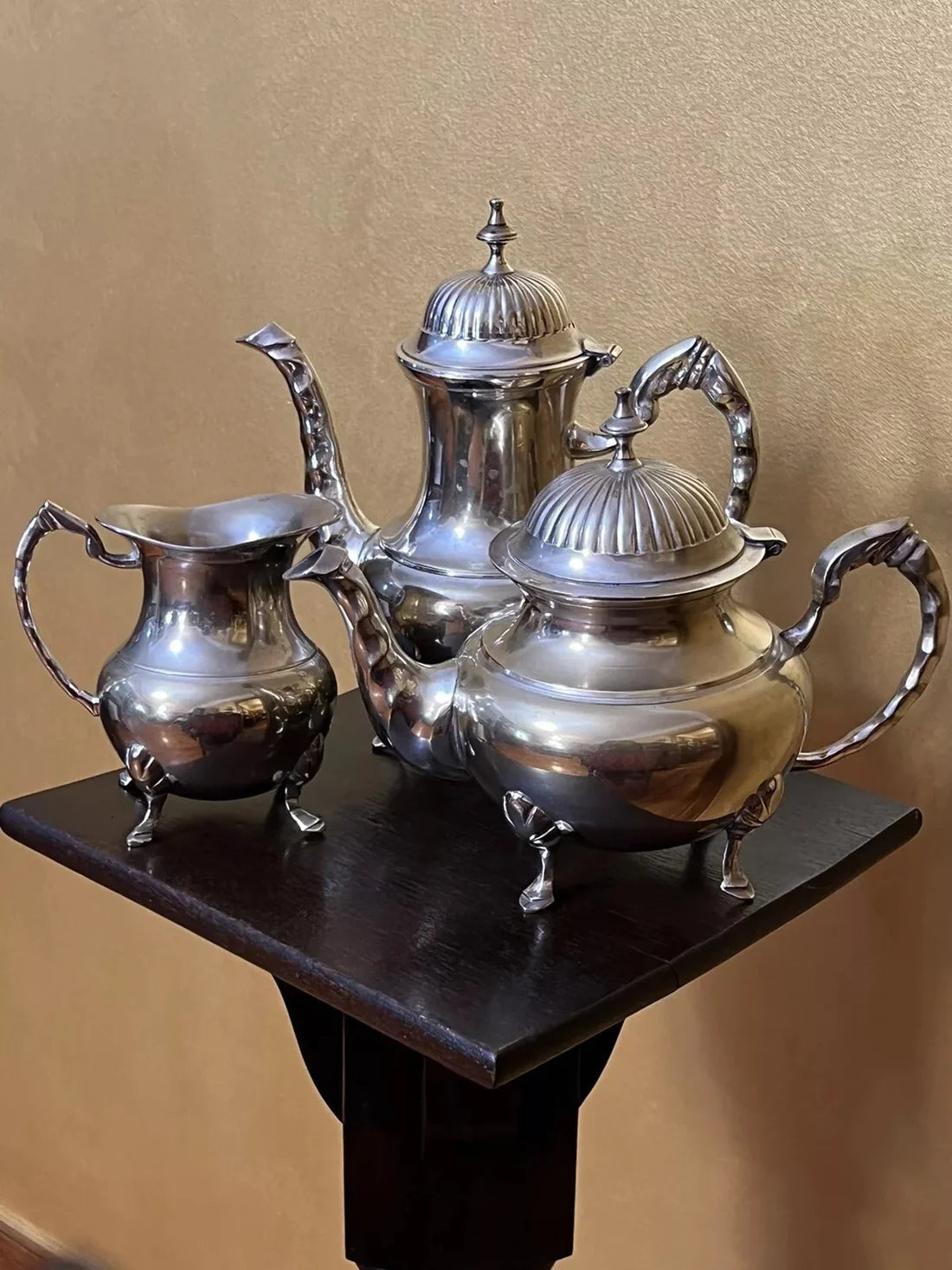 Vintage Coffee Pot, Tea Pot & Milk Jug Set