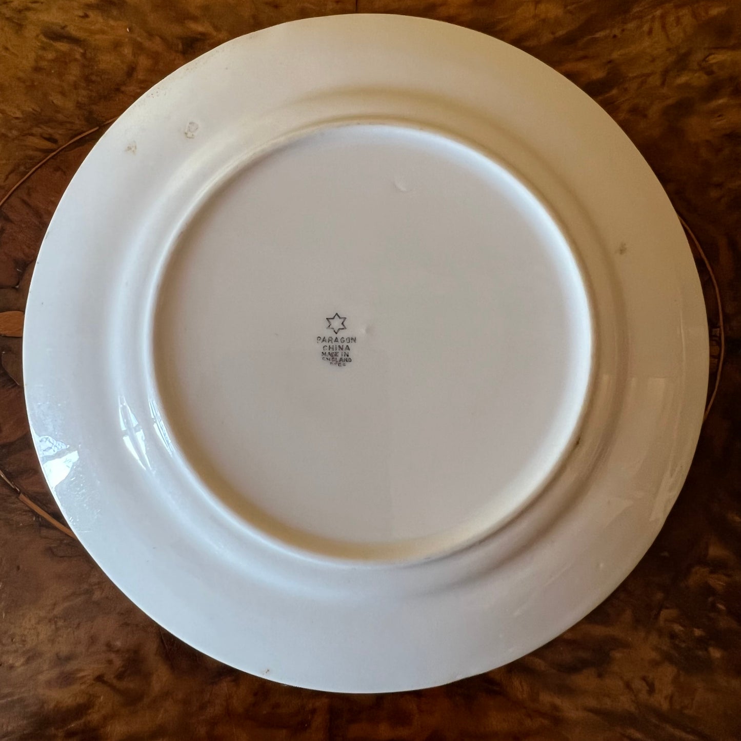 Vintage Paragon Black & White Print Side Plate