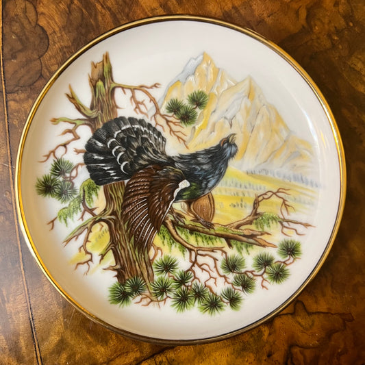 AK Kaiser Bird Print Small Dish Plate