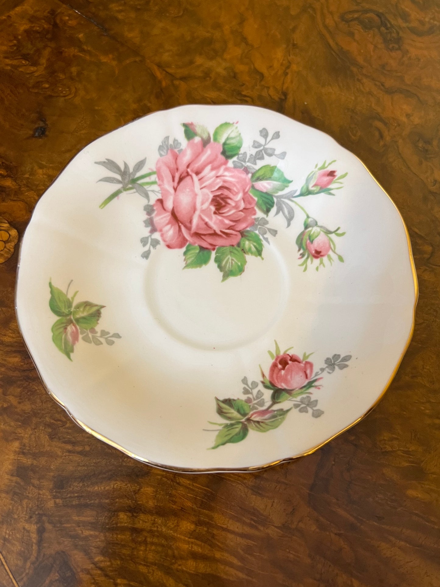 Adderley Rose Saucer 