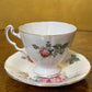 Adderley Rose Tea Cup & Saucer