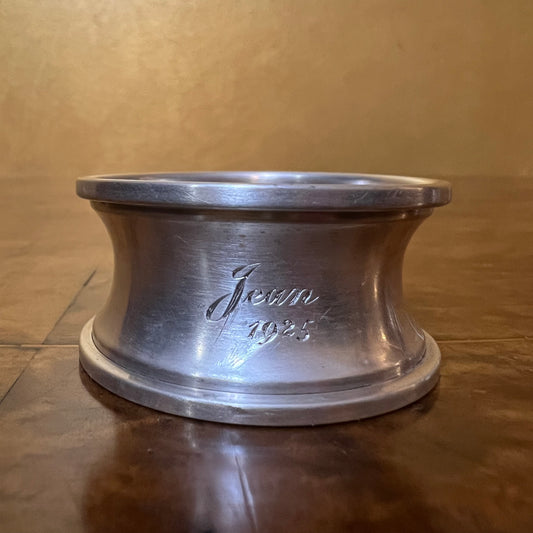 Antique Birmingham 1925 Sterling Silver Napkin Ring