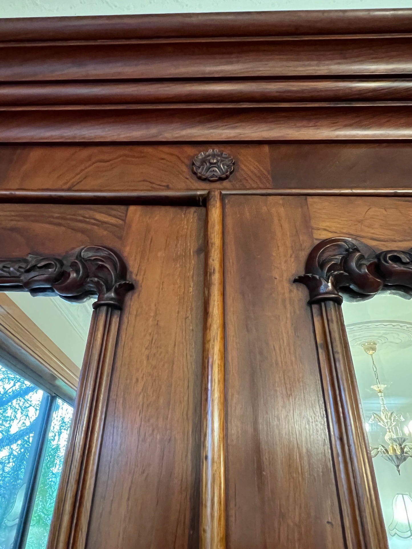 Antique Cedar Wardrobe 