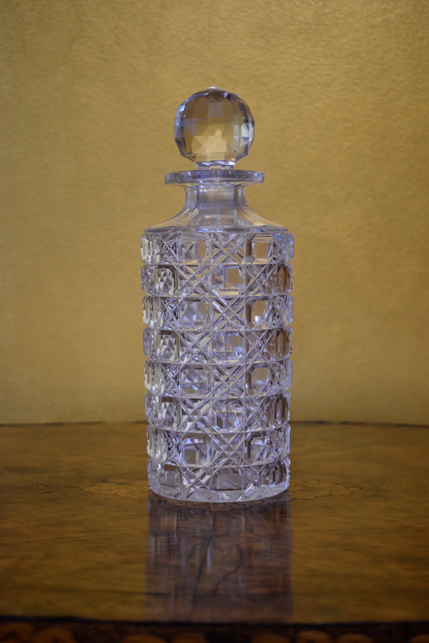 Antique Crystal Cut Decanter