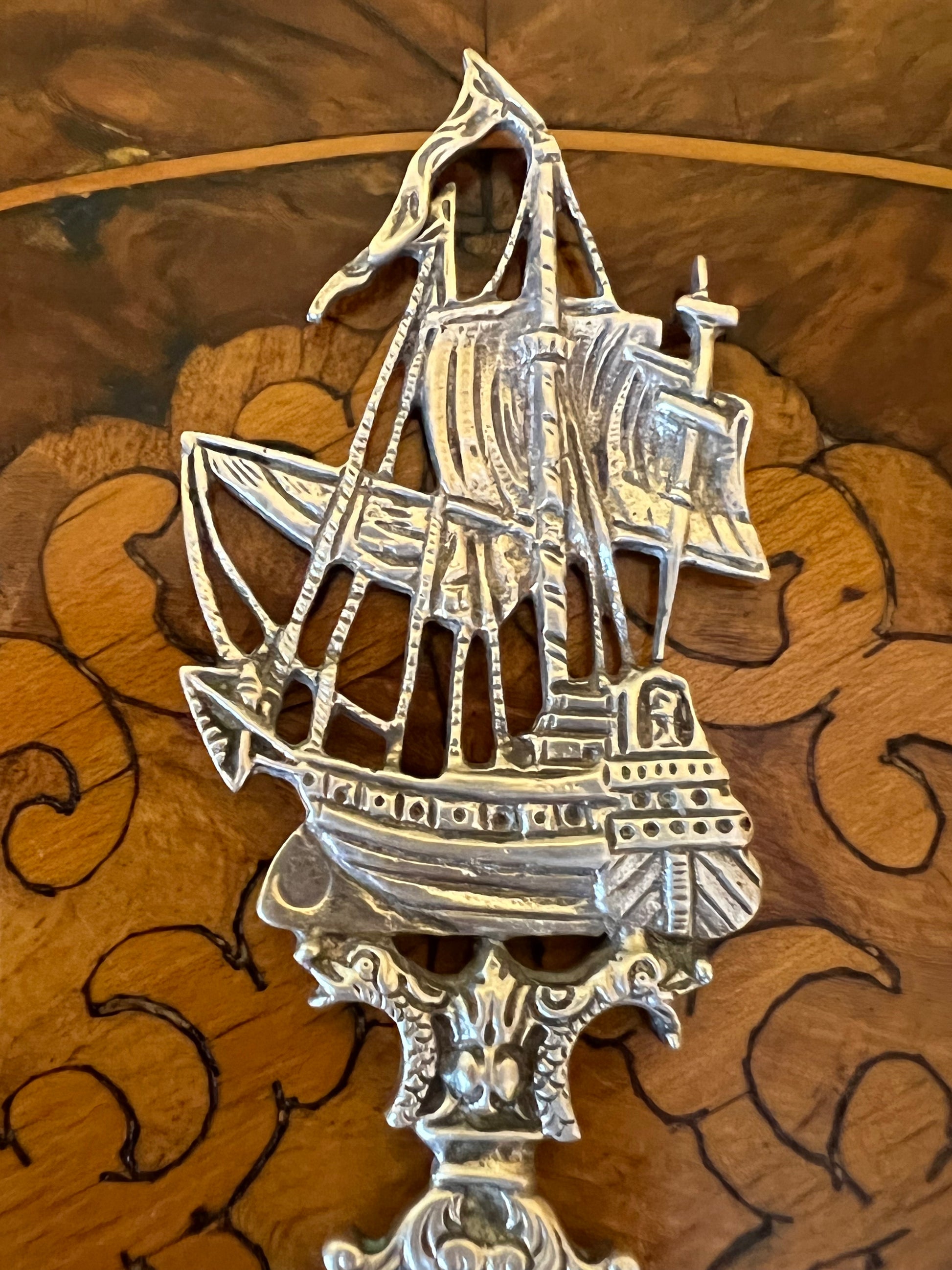 Antique Dutch Silver Sailors Fork