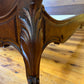 Antique French Walnut 19th Century Double Bed