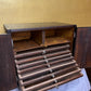 Antique Fruitwood Two Door Small Document Compartment Cupboard