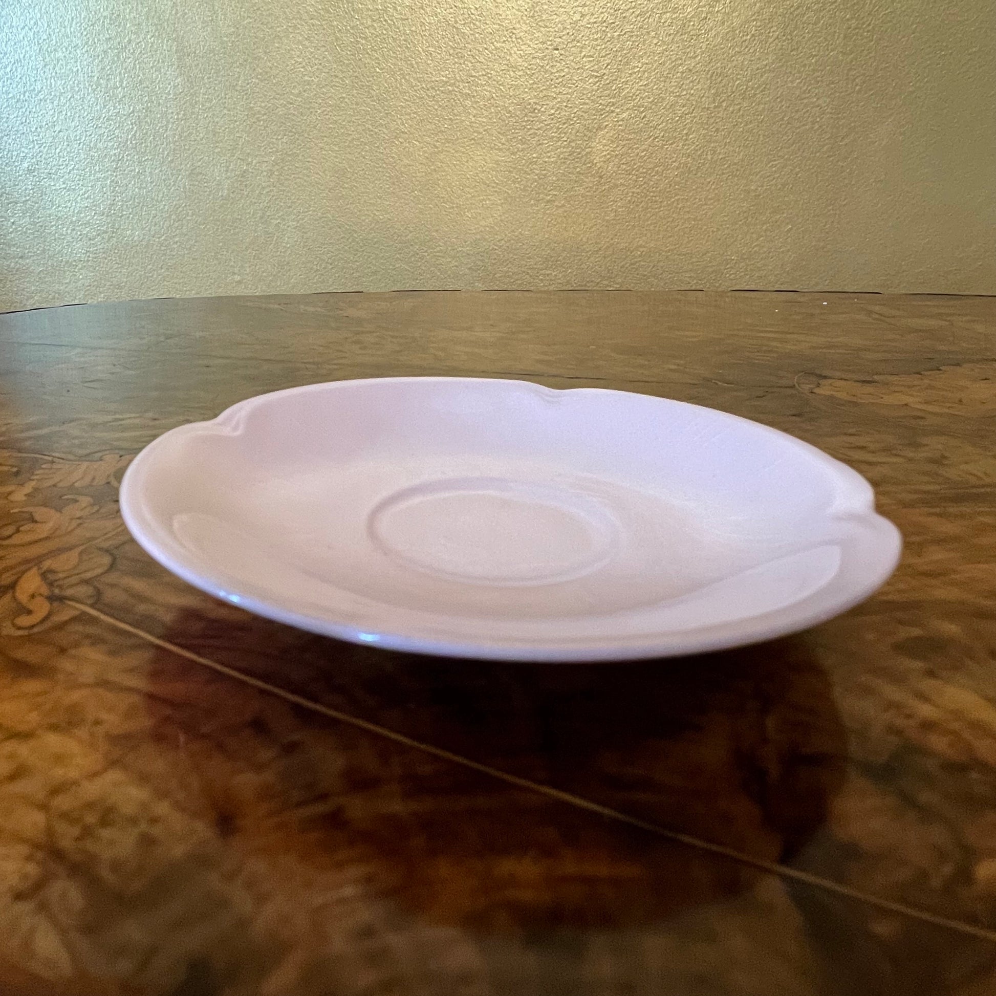 Antique Johnson Bros Rosedawn Demitasse Coffee Saucer