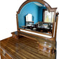 Antique Tasmanian Oak Dressing Table With Mirror 