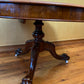 Antique Victorian Cedar Tilt Top with Claw Feet Dining Table
