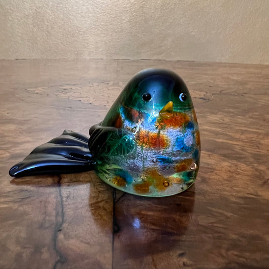 Art Glass Bird Ornament
