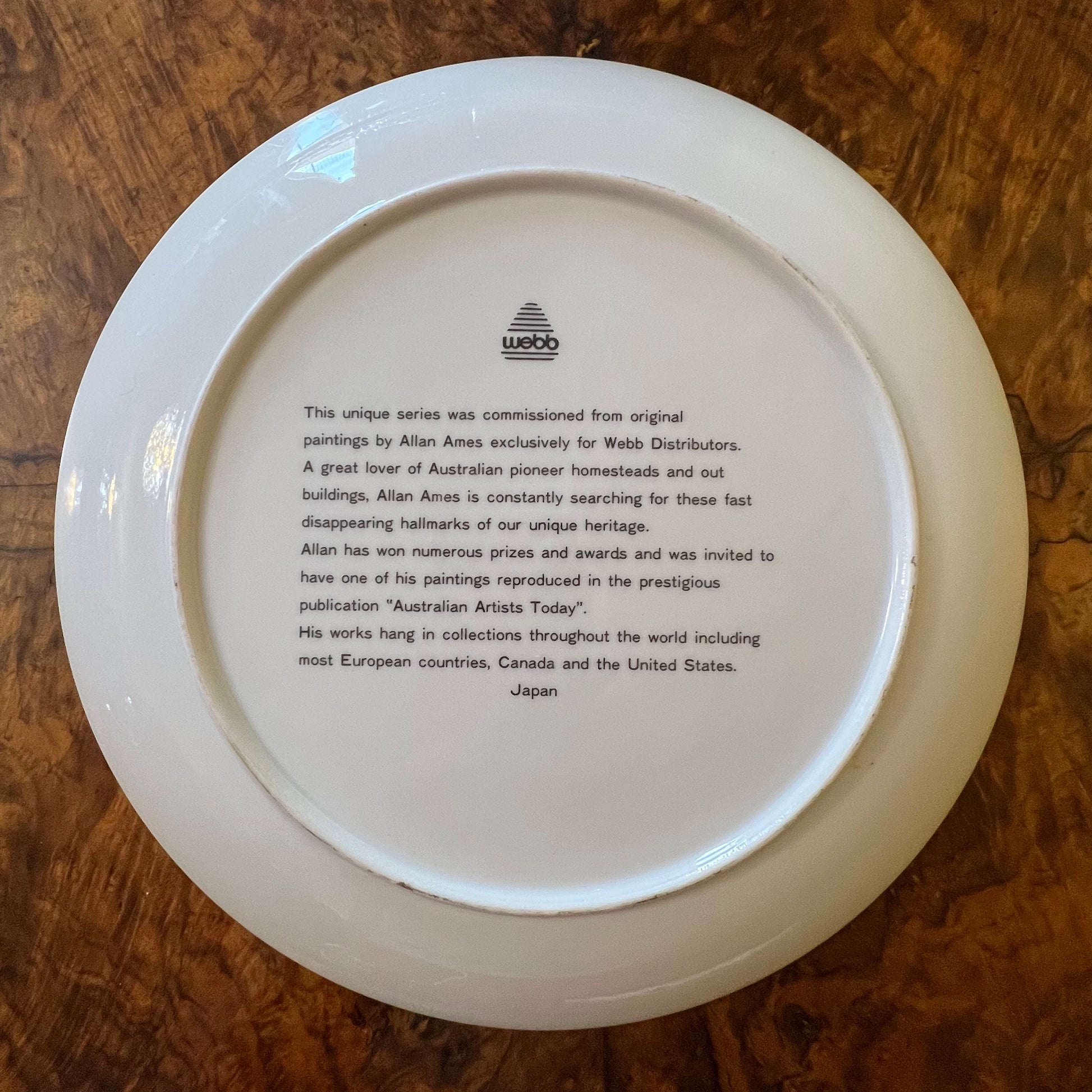 Australian Homestead Collectors Plate