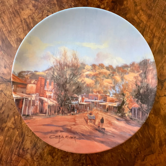 Bendigo Pottery Heritage Town Maldon Plate