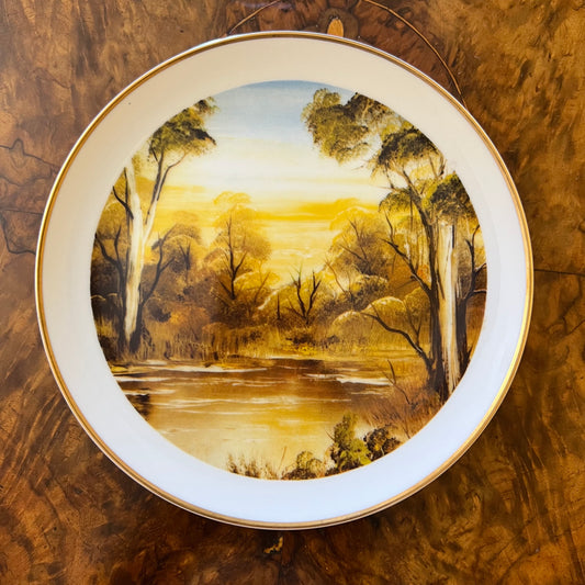 Benz Ceramic Outback Australia Collector Plate