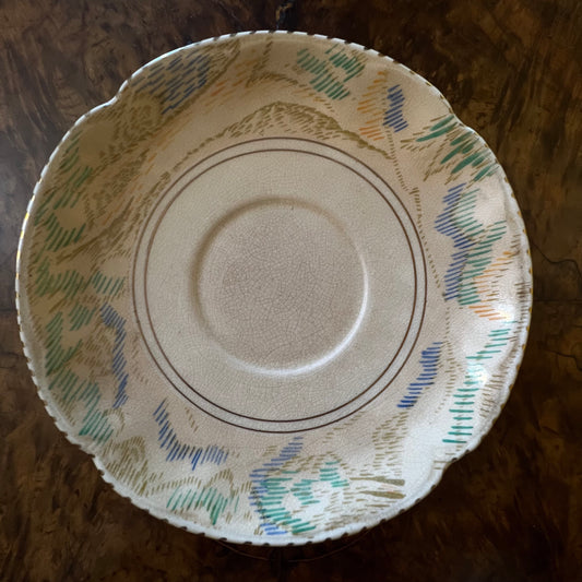 Vintage Burleigh Ware Tudor Larger Saucer