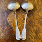 Birmingham Sterling Silver Small Ladles Pair