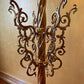 Brass Crystal Crown & Cherubs Floor Lamp