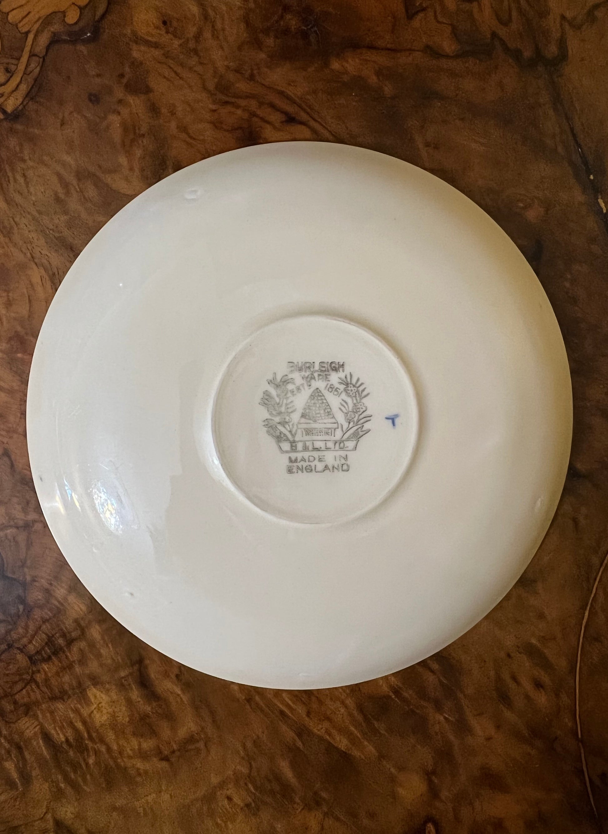 Burleigh Balmoral Navy Gold Saucer Plate 