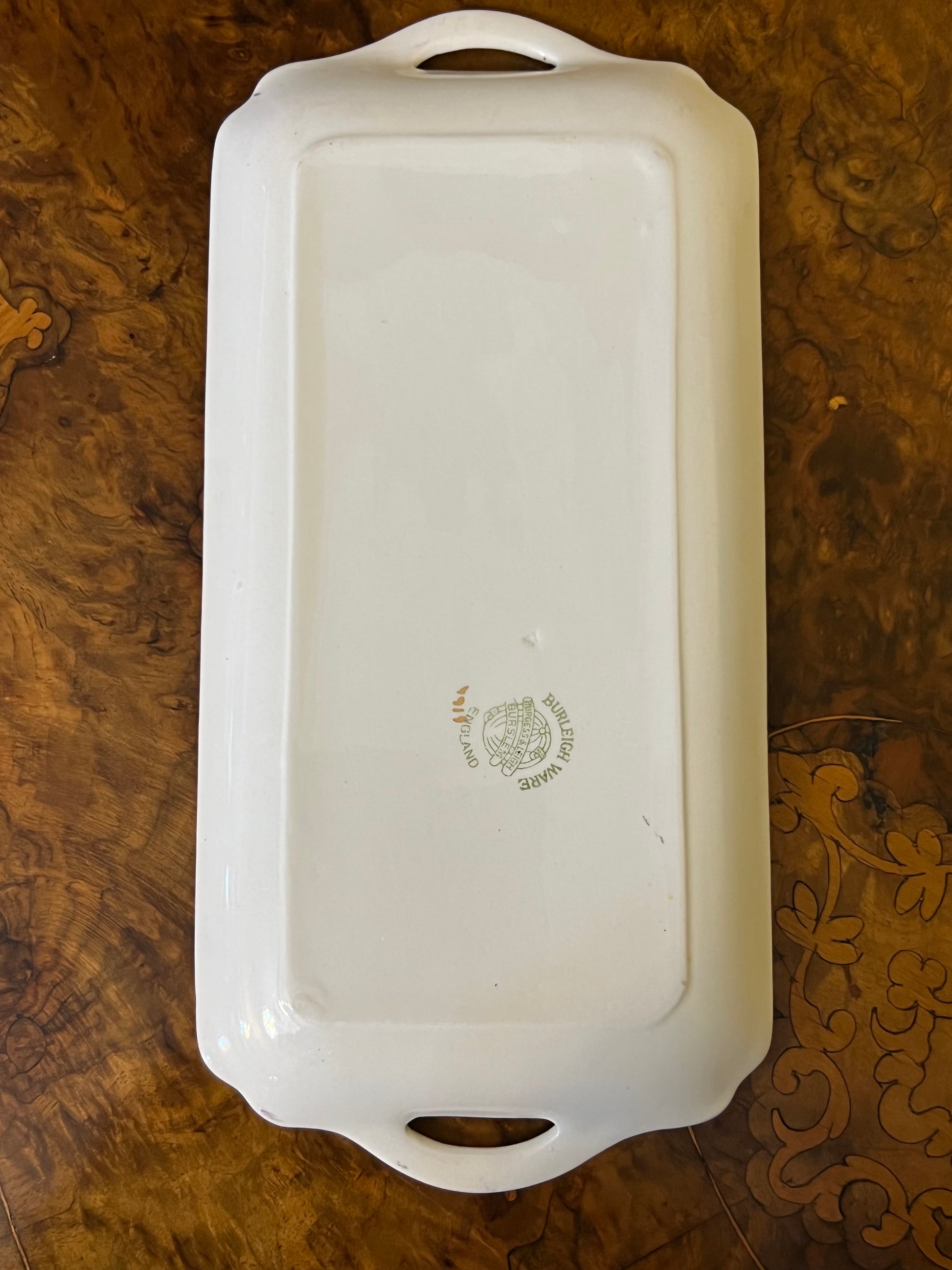 Burslem Burleigh Ware Floral Sandwich Tray