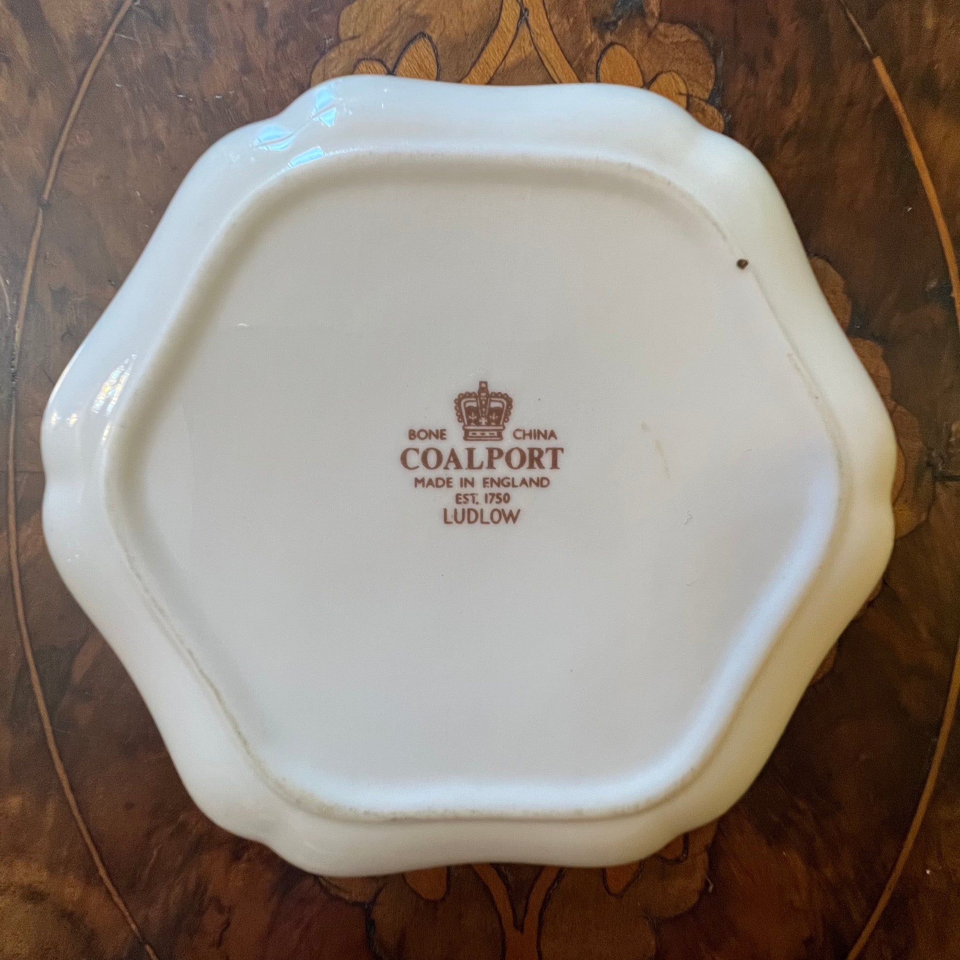 Coalport Floral Trinket Dish