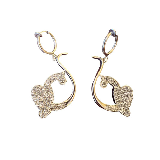 Costume Cat Diamonti Earring