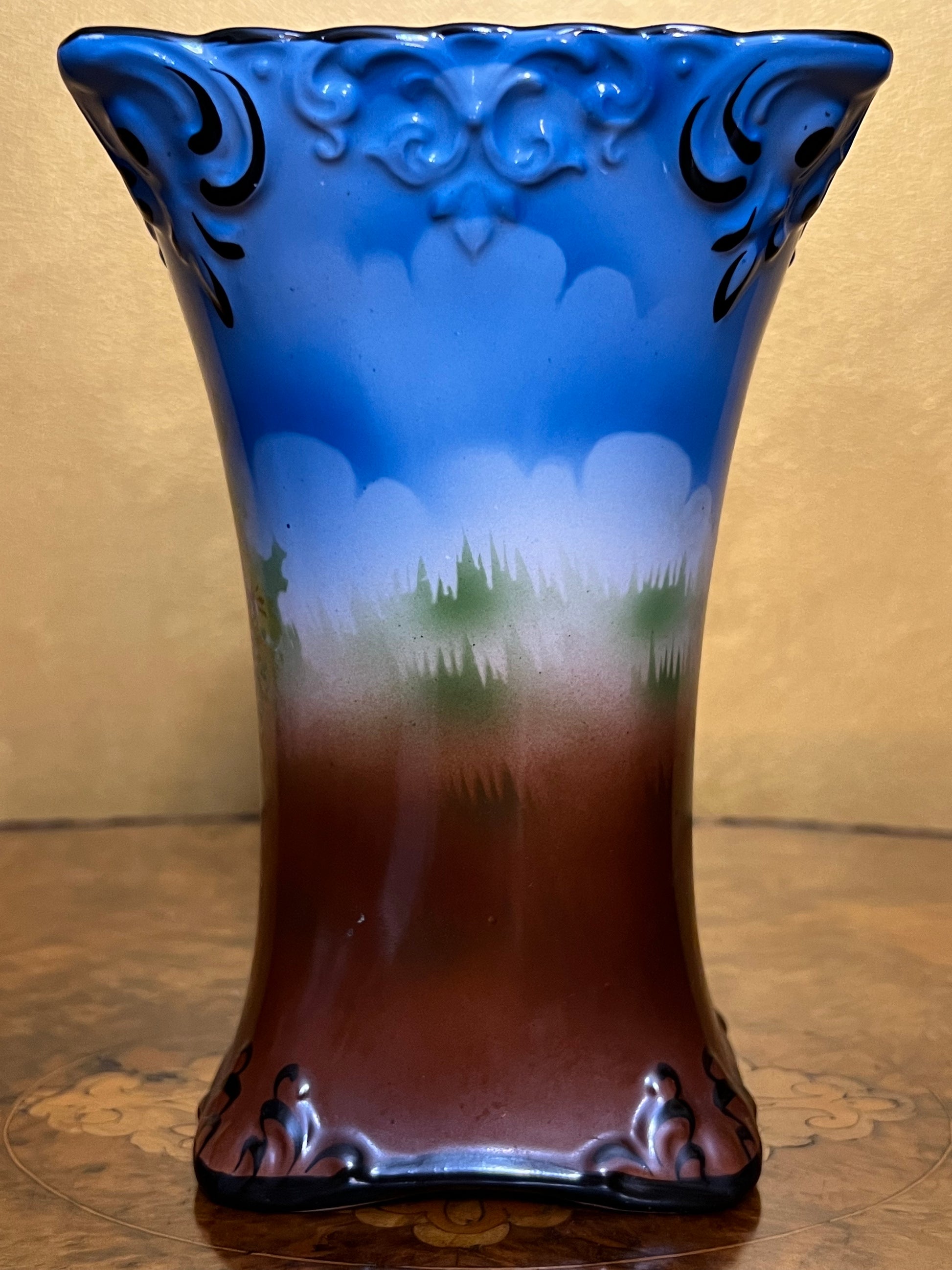 Cottage Print Vase