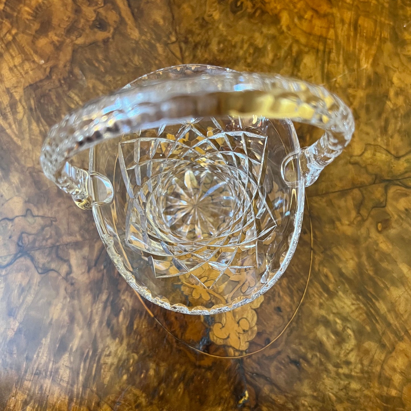Crystal Bowl Ornament Basket 