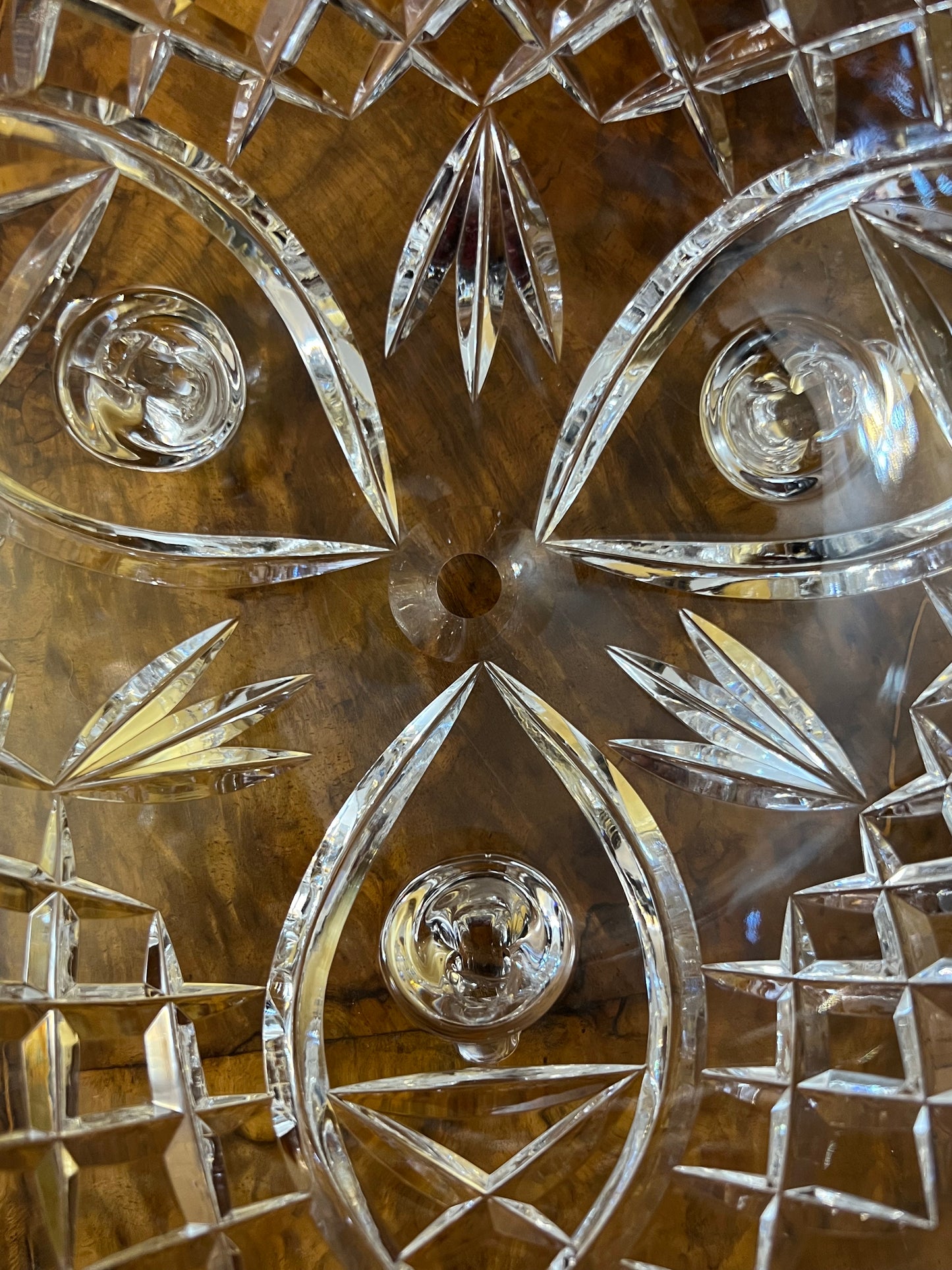 Crystal Bowl With Turned Leg 