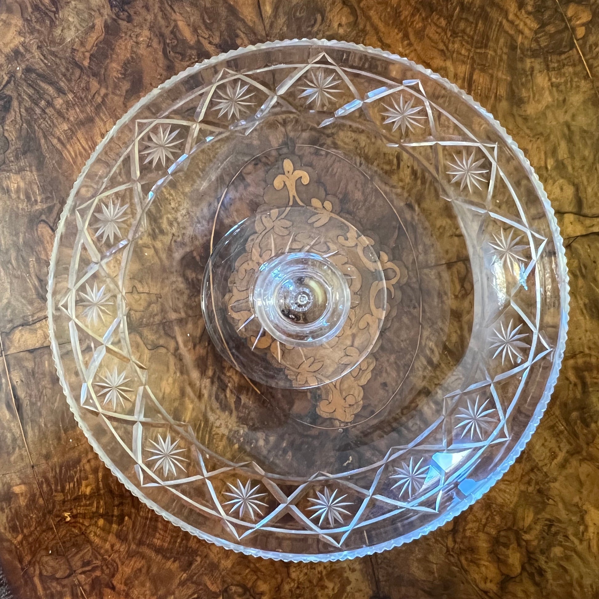 Crystal Shallow Display Bowl
