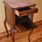 Antique French Louise XV Marble Topped Side Table