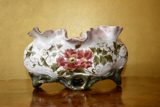 Antique European Porcelain Floral Painted Bowls